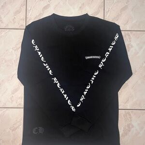 Black chrome hearts long sleeve